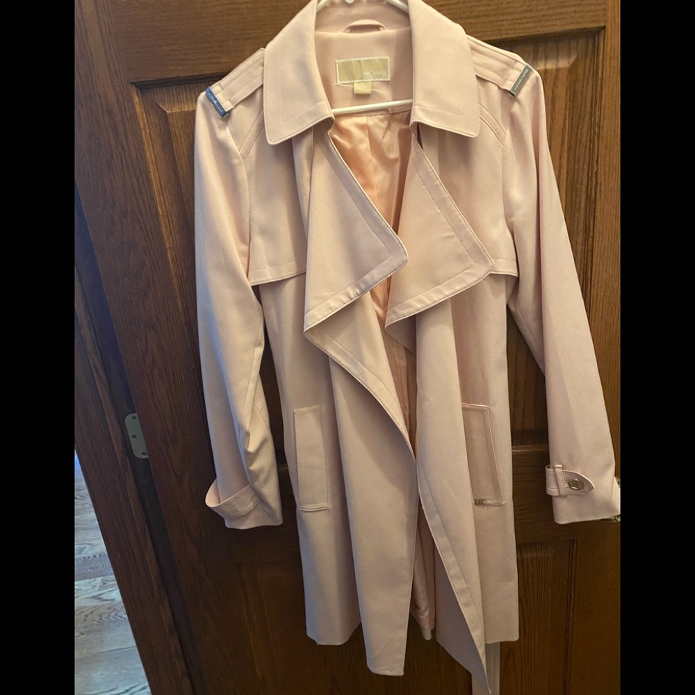 Michael Kors Blush Pink Trench Coat